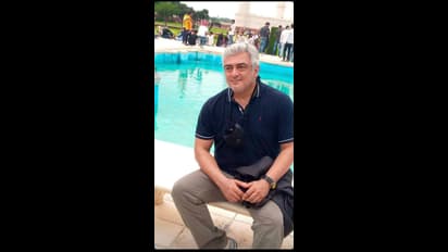 பைக்கில் உலகையே சுற்ற பக்கா பிளான் போடும் அஜித்..!! வைரலாகும் புகைப்படம்..!!