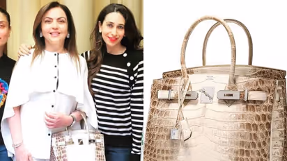 Mumbai Indians: Check out Nita Ambani's Rs 2.6 crore Hermès Himalaya crocodile diamond Birkin bag