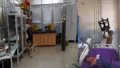 অদ্ভুত ঘটনা, প্রায় মরণাপন্ন রোগী তান্ডব চালাল হাসপাতালে,তছনছ দামী যন্ত্র, দেখুন ভিডিও