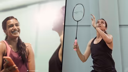 Deepika Padukone to play PV Sindhu in biopic? Actress practises badminton with sports star