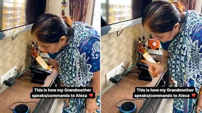 Older woman requests Alexa to play Ganapati bhajan; watch heartwarming video