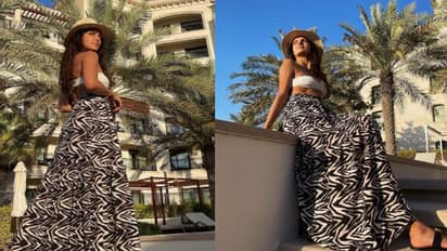 बंडी टॉप और घेरदार स्कर्ट पहने ग्लैमरस अंदाज में दिखीं हार्दिक की वाइफ, सोशल मीडिया पर वायरल हुईं तस्वीरें