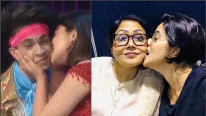 വിമര്ശനത്തിന് മറുപടി; അമ്മയുടെ കവിളില് കടിച്ച് ഷംന കാസിം