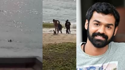 കടലിൽ അകപ്പെട്ട തെരുവുനായയെ രക്ഷിച്ച് പ്രണവ്; റിയൽ ലൈഫ് 'നരൻ' എന്ന് ആരാധകർ, വീഡിയോ