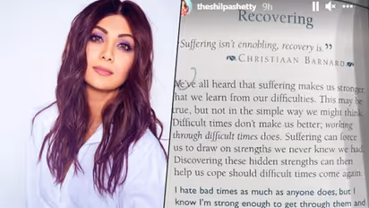 Shilpa Shetty's Instagram story will motivate you to 'recover' amid difficult times; check out
