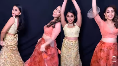 തകര്‍പ്പന്‍ ഡാന്‍സുമായി നിത്യയും മകളും; ഇതിലേതാ 'ബസന്തി' എന്ന് ആരാധകർ, വീഡിയോ