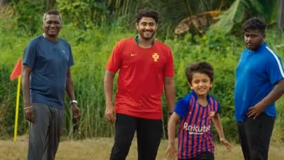 പെപ്പെയ്ക്കൊപ്പം ഐ എം വിജയന്; 'ആനപ്പറമ്പിലെ വേള്ഡ്കപ്പ്' ടീസര്