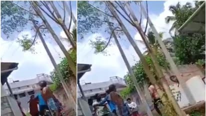 വോയിസ് മെസേജിന്റെ പേരില് പതിനേഴുകാരന് ക്രൂര മര്ദ്ദനം, മൊബൈല് അടിച്ചു തകര്ത്തു; ദൃശ്യങ്ങള് പുറത്ത്