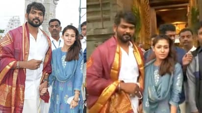 തിരുപ്പതി ക്ഷേത്രത്തില് ദര്ശനം നടത്തി നയന്താരയും വിഘ്നേഷ് ശിവനും