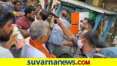 ಪ. ಬಂಗಾಳದಲ್ಲಿ ಮತ್ತೆ ಹಿಂಸಾಚಾರ: ಬಿಜೆಪಿ ಸಂಸದನ ಮೇಲೆ ದಾಳಿ, ಪೊಲೀಸರಿಗೂ ಥಳಿತ!