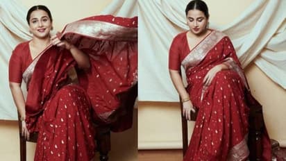 ബനാറസി സാരിയില്‍ മനോഹരിയായി വിദ്യാ ബാലന്‍; ചിത്രങ്ങള്‍...