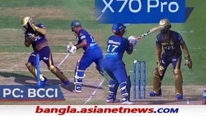 IPL 2021 - অল্পের জন্য বাঁচলেন কার্তিক, আরেকটু হলেই মাথা উড়িয়ে দিচ্ছিলেন ঋষভ পন্থ, দেখুন ভিডিও