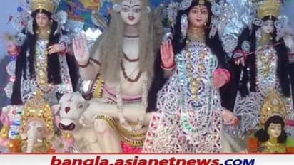 Durga Puja: দশভূজা নয়, ১০৩ বছরের হাওড়ার শ্রীমানী পরিবারের দেবী দুর্গা পূজিত হন হরগৌরী রুপে