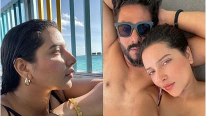 খালি গায়ে শরীর মিলেমিশে একাকার, মলদ্বীপের সৈকতে আদরে মত্ত রাজ-শুভশ্রী, অন্তরঙ্গ মুহূর্ত প্রকাশ্যে