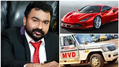 മോന്‍സനാരാ മോന്‍, ആ വണ്ടി ഫെറാരിയെന്ന് പറഞ്ഞ് എംവിഡിയെയും പറ്റിച്ചു!