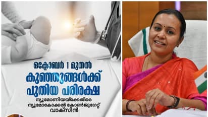 കുട്ടികള്ക്കായി പുതിയ വാക്സിന്; ന്യൂമോകോക്കല് കോണ്ജുഗേറ്റ് വിതരണം ഇന്നു മുതൽ