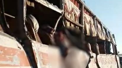 भिंड हादसे की दर्दनाक तस्वीरें: कांच तोड़कर निकालनी पड़ी महिला की बॉडी-मां के शव के पास खड़ा रहा मासूम