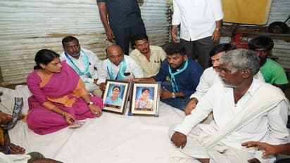 ‘విచ్చలవిడి తవ్వకాలతో ప్రాణాలు తీస్తున్రు..’ షెట్లూర్ లో బాధిత కుటుంబానికి వైయస్ షర్మిల పరామర్శ