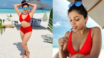 किन्नर बहू ने लाल बिकिनी में समुंदर किनारे लगाई आग, अपनी कातिलाना अदाओं से किया सभी को घायल, PHOTOS