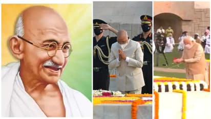 ഓർമ്മകളിൽ ബാപ്പു, ആദരവുമായി രാജ്യം; രാജ്ഘട്ടിൽ പുഷ്പാർച്ചന നടത്തി പ്രധാനമന്ത്രിയും രാഷ്ട്രപതിയുമടക്കം പ്രമുഖർ