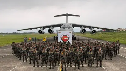 Indian contingent leaves for Sri Lanka for joint military exercise