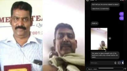 ഓണ്‍ലൈന്‍ ക്ലാസില്‍ തോര്‍ത്തുമാത്രം ധരിച്ചെത്തിയ അധ്യാപകനെതിരെ കുറ്റപത്രം നല്‍കി പൊലീസ്
