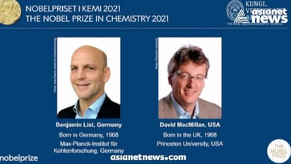 രസതന്ത്ര നോബേൽ പ്രഖ്യാപിച്ചു; ബെഞ്ചമിൻ ലിസ്റ്റിനും , ഡേവിഡ് ഡബ്ല്യൂ സി മാക്മില്ലനും പുരസ്കാരം