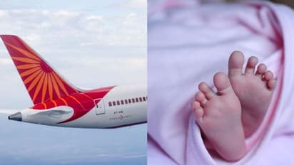 ఎయిరిండియా విమానంలో ఆకాశంలోనే ప్రసవం.. తల్లీ, బిడ్డ క్షేమం..