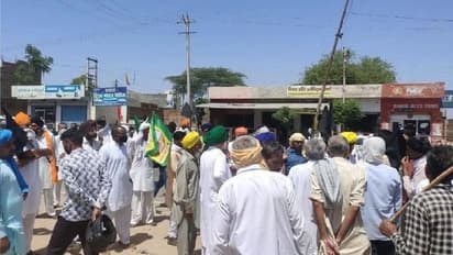 लखीमपुर के बाद अब हरियाणा में कांड, सांसद के काफिले की गाड़ी ने किसानों को मारी टक्कर, मचा बवाल