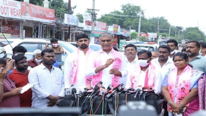 Huzurabad Bypoll: అబద్దాల బిజెపికి - నిబద్దత గల టీఆర్ఎస్ కే పోటీ: హరీష్ రైమింగ్ పంచులు