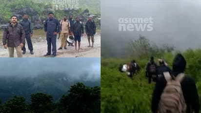 കഞ്ചാവ് തേടി കാടുകയറി, ഉൾവനത്തിൽ കുടുങ്ങിയ പൊലീസുകാരെ കണ്ടെത്തി