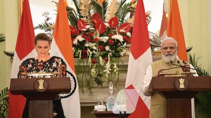 ಡೆನ್ಮಾರ್ಕ್ ಪ್ರಧಾನಿ ಫ್ರೆಡೆರಿಕ್ಸನ್‌ಗೆ ಆತ್ಮೀಯ ಸ್ವಾಗತ ನೀಡಿದ ಮೋದಿ, ಮಹತ್ವದ ದ್ವಿಪಕ್ಷೀಯ ಮಾತುಕತೆ!