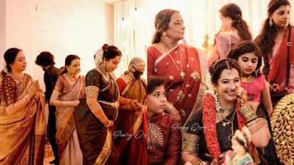 'അതൊരു മനോഹരമായ ദിവസമായിരുന്നു'; വളകാപ്പ് ആഘോഷമാക്കി സൗഭാഗ്യയും അർജുനും