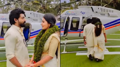 'ഷൂട്ട് തുടങ്ങിയ സന്തോഷത്തിൽ ഇന്നാ പിടിച്ചോളൂ!'; ഋഷിയ റൊമാൻസുമായി അൻഷിത