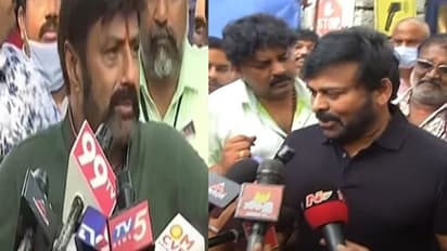 మంచి మెటీరియల్ దొరికిందన్న చిరు.. విష్ణు, ప్రకాష్ రాజ్ పై బాలయ్య కామెంట్