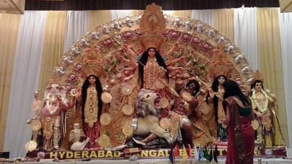 Durga Puja- প্রবাসে যেন এক টুকরো বাংলা, দেখুন হায়দরাবাদের সেরা ৫টি পুজো