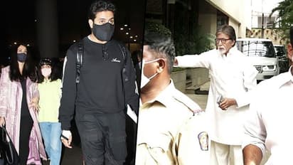 Amitabh Bachchan greets fan on birthday; Aishwarya Rai, Abhishek Bachchan return to Mumbai
