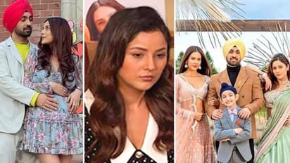 Shehnaaz Gill looked lost during 'Honsla Rakh' press meet; Diljit Dosanjh tries to bring a smile on her face