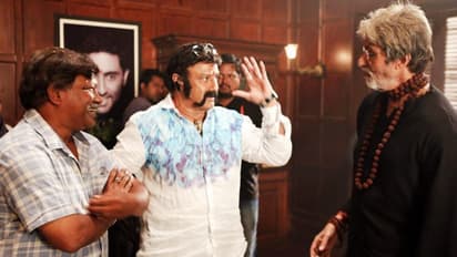 అమితాబ్‌ రేర్‌ పిక్స్ః చిరు, బాలయ్య, నాగ్‌, మహేష్‌, ప్రభాస్‌, పవన్‌, మోహన్‌లాల్‌, మమ్ముట్టిలతో ఫోటోలు వైరల్‌