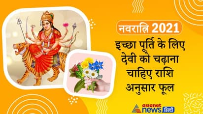 नवरात्रि में देवी को चढ़ाना चाहिए राशि अनुसार फूल, इससे पूरी हो सकती है आपकी हर कामना