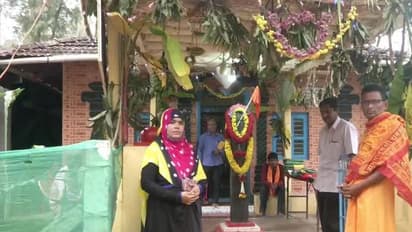 ಶಿವಮೊಗ್ಗ;  50 ವರ್ಷದ ಹಿಂದೆ ಗಂಡ ಕಟ್ಟಿಸಿದ್ದ ದೇವಾಲಯದ ಪೂಜೆಗೆ ಬಂದ ಮುಸ್ಲಿಂ ಮಹಿಳೆ