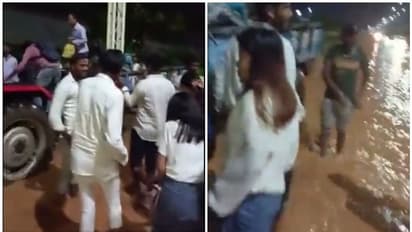 వరద నీటిలో మునిగిన బెంగళూరు అంతర్జాతీయ విమానాశ్రయం.. ట్రాక్టర్లు ఎక్కిన ప్రయాణికులు