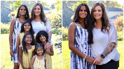 'അവർ ഹാപ്പിയാണ്';  ഇന്ത്യയിൽ നിന്നുള്ള അഞ്ച് പെൺകുട്ടികളെ ദത്തെടുത്ത് യുഎസ് യുവതി