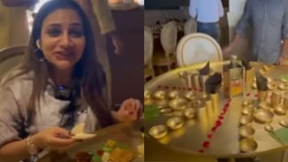 'സ്വർണ്ണത്തളികയിൽ ഒരു ഊണ്'; ബിൽ കണ്ട് അമ്പരന്ന് റിമി ടോമി; വീഡിയോ