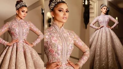 അതിമനോഹരിയായി ഉർവശി റൗട്ടേല; ഗൗണിന്‍റെ ഭാരം 85 കിലോ, വില 40 ലക്ഷം രൂപ!