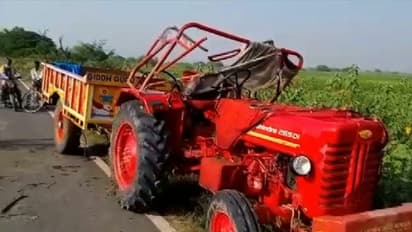 கவனக்குறைவாக இயக்கப்பட்ட பள்ளி வாகனம்? தாய் கண் முன்னே மகன் உள்பட 2 பேர் உடல் நசுங்கி பலி