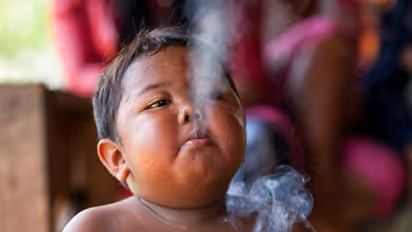 2-year-old toddler who chain-smoked ‘40-cigarettes a day’ now unrecognisable, lives healthy nicotine-free life