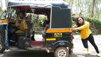 തങ്കച്ചന്‍റെ വീട്ടിലേക്ക് ലക്ഷ്‍മി നക്ഷത്രയുടെ യാത്ര; ഓട്ടോ തള്ളിച്ച് തങ്കുവിന്‍റെ റിവഞ്ച്!
