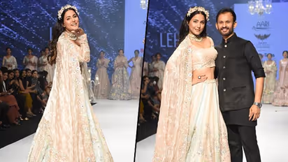 Hina Khan looks like princess as she walks at Bombay Times Fashion Week