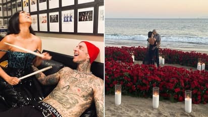 Kourtney Kardashian engaged to Travis Barker, couple begin romantic adventure together